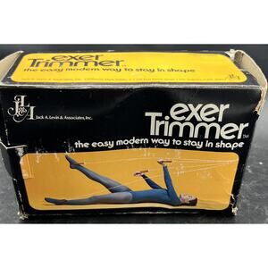 💪 VTG Exer Trimmer Fitness Exerciser Kit in Box Jack A Levin Retro Workout Gear
